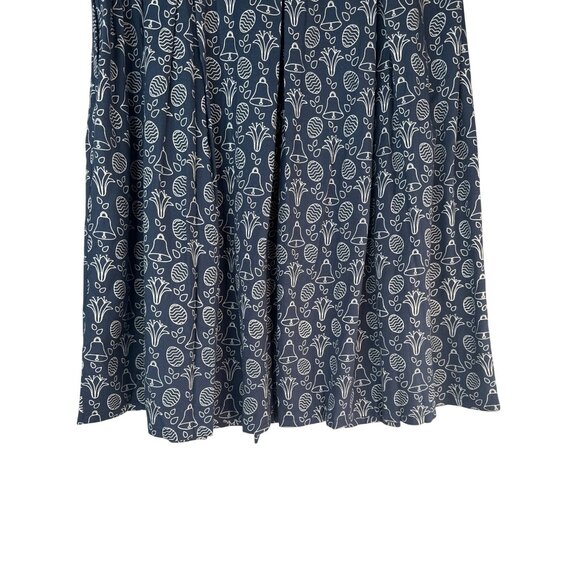 2/$30 Modcloth CIRCUS Navy Vintage-Inspired Size 6 Bell Print Mini Skirt NEW - Picture 11 of 13